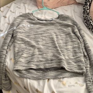Long sleeve crop